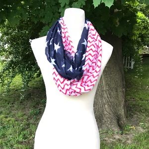 ☀️WEEKEND SALE☀️ ☀️Stars and Stripes infinity scarf
